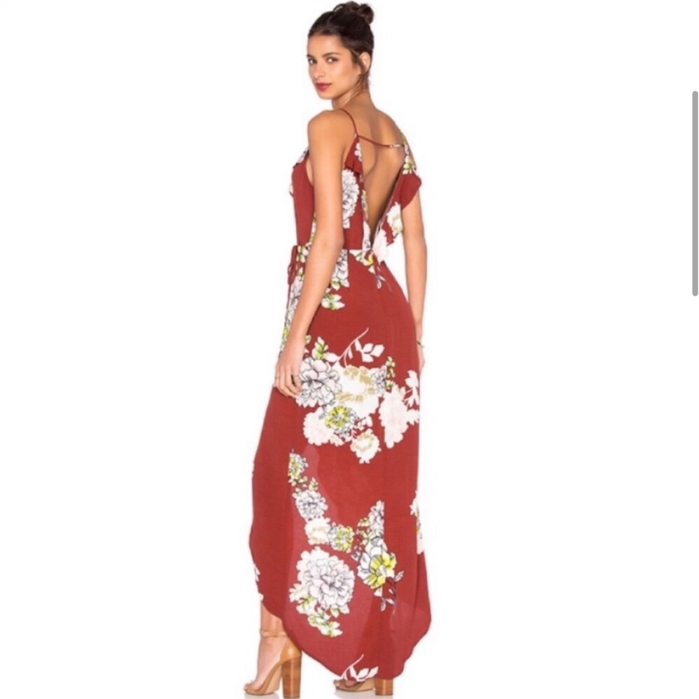 ASTR • Revolve “Lucia” Multi Floral Maxi Dress - Picture 3 of 8